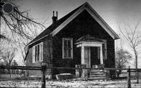 Photograph of the Red School in 1953